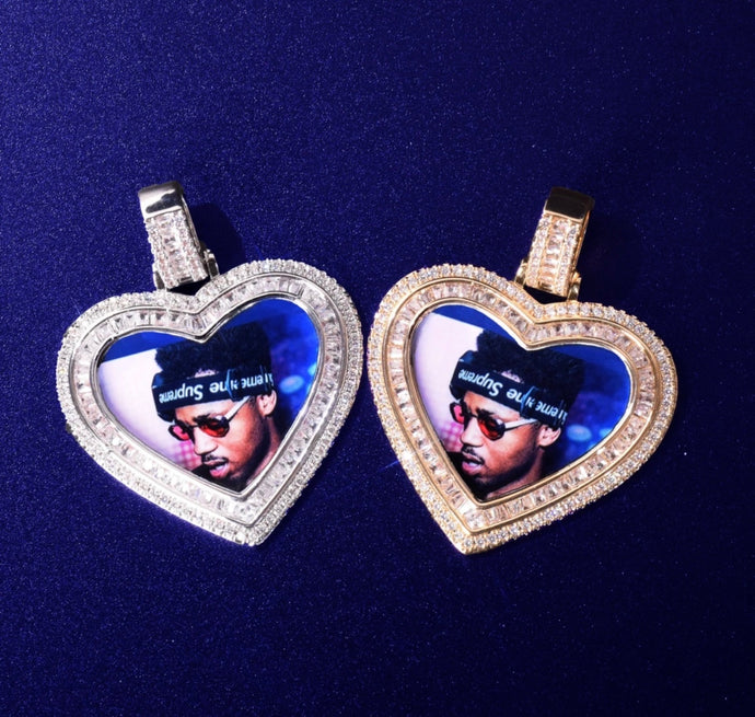 Personalized Photo Heart Necklace
