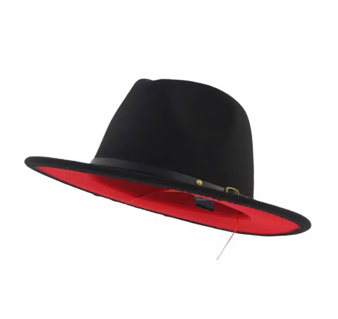 Blood Fedora Hat